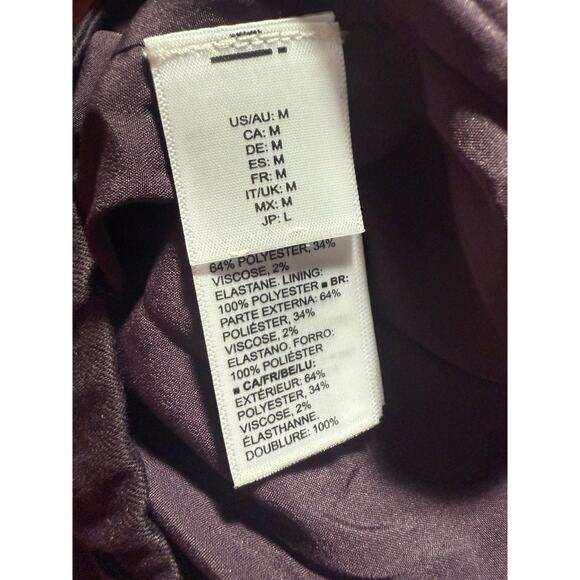 The Drop Women's Convertible Wide Leg Pant by Takkunda Plum Perfectly Sz Medium - Picture 14 of 16